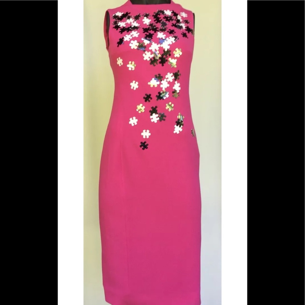 Dvf 2012 Diane Von furstenberg pink puzzle dress